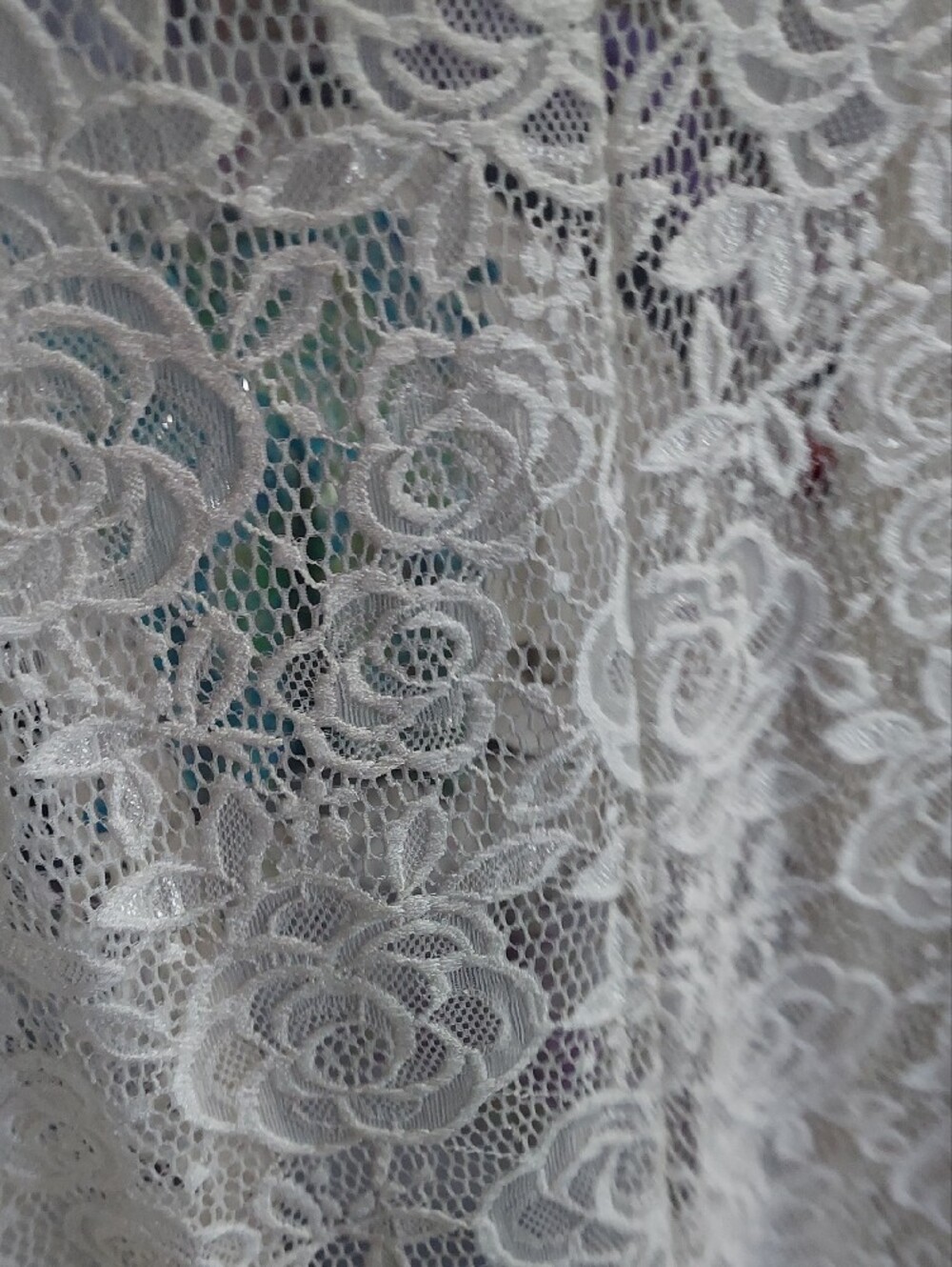6 for $10 M&M Cream Lace Dolman Sleeve Women's Sweater - Picture 5 of 10